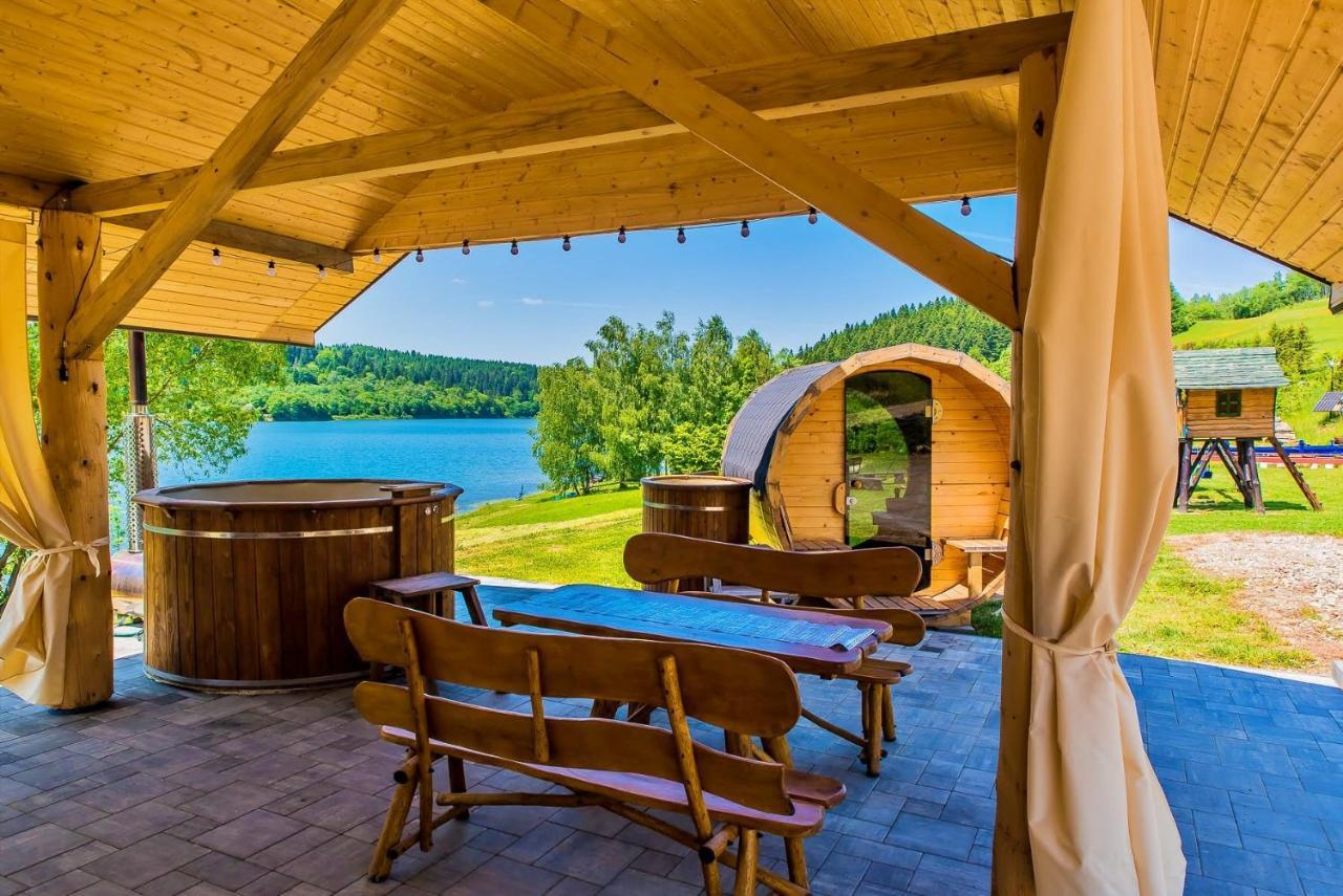 Villa Domki Dobra Miejscowka 50 M Od Jeziora Solinskiego Sauna Jacuzzi 504-978-418 à Polańczyk Extérieur photo